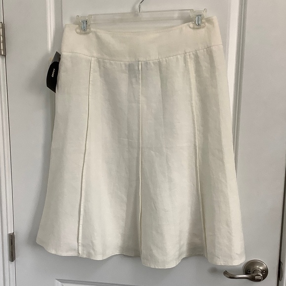 NWT DKNY Women’s Skirt, Size 10, 100% Linen - Picture 3 of 8